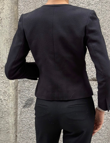 Black Textured Jacket