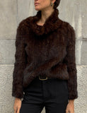 Braided Mink Jumper Jacket