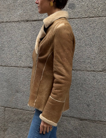 Mouton Wrap Coat