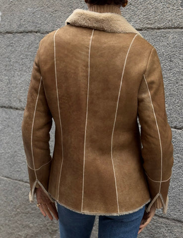 Mouton Wrap Coat