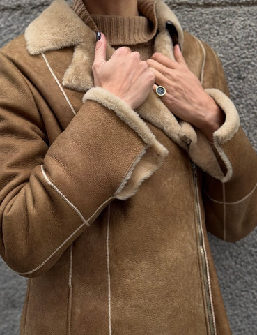 Mouton Wrap Coat