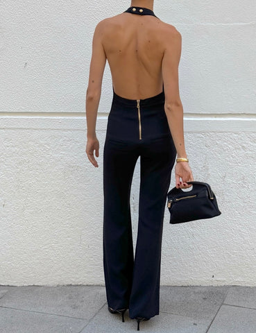 Halter Backless Jumpsuit