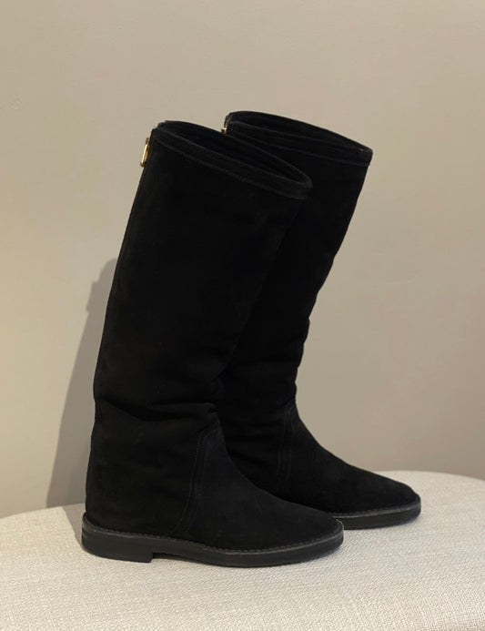 Black High Boot