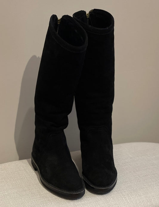 Black High Boot