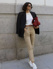 Pantalón Beige de Ante de Estrella G